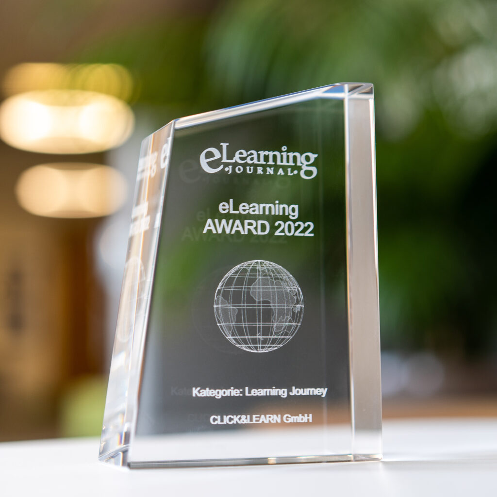 clickandlearn E-Learning Agentur beim eLearning Award 2022
